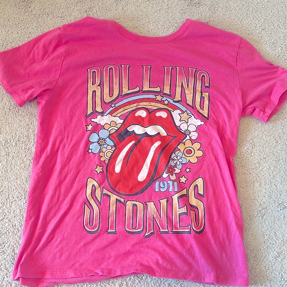 Rolling Stones band-t! great shape worn only two times! Size S (4-6)